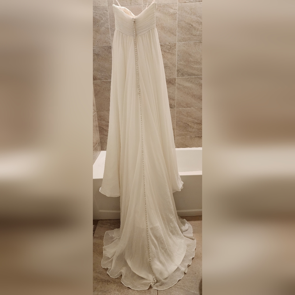 New Jasmine  Bridal collection Strapless Dress, F274, Size 4, Street Size 2 - Picture 6 of 9